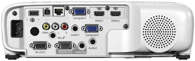 Alt view image 5 of 6 - Epson Factory Recertified Powerlite 118 XGA Projector