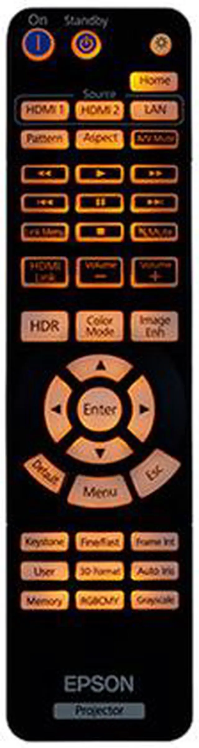 Alt view image 8 of 8 - EPSON Home Cinema 3800 4K PRO-UHD 3-Chip Projector with HDR