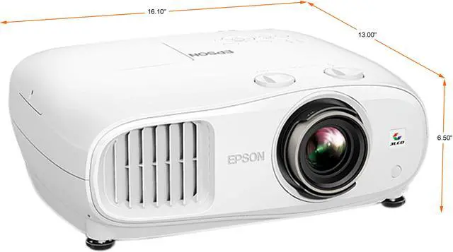 Alt view image 3 of 8 - EPSON Home Cinema 3800 4K PRO-UHD 3-Chip Projector with HDR