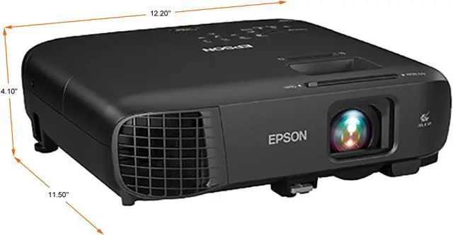 Alt view image 2 of 7 - EPSON V11H978120-N 1920 x 1080 4000 lumens 3LCD Meeting Room Projector with Built-in Wireless and Miracast 16,000:1 Wireless
