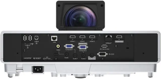 Alt view image 5 of 5 - EPSON V11H923520-N 1366 x 768 5000 ANSI lumen Projector 2,500,000:1 RJ45