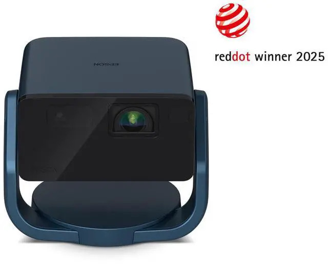 Alt view image 4 of 7 - Epson EpiqVision Mini EF22 Portable Smart Laser Projector – Stone Blue