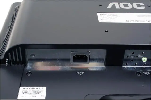 Alt view image 8 of 12 - AOC 22" Active Matrix, TFT LCD WSXGA+ LCD Monitor 5 ms D-Sub, DVI-D 22LVWk