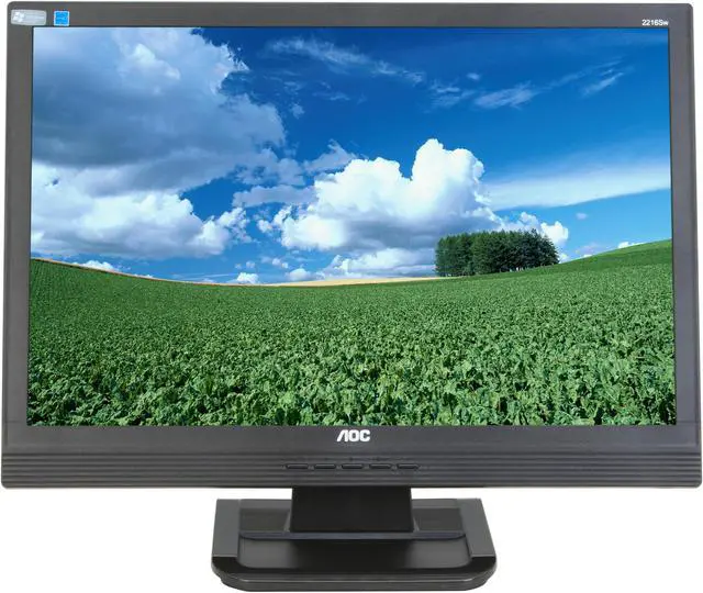 Alt view image 2 of 13 - AOC 21.6" Active Matrix, TFT LCD WSXGA+ LCD Monitor 5 ms D-Sub 2216SW