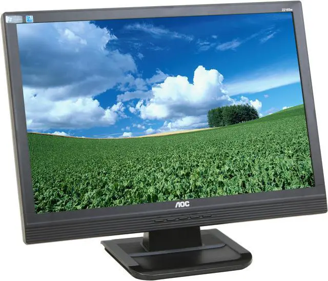 Alt view image 3 of 13 - AOC 21.6" Active Matrix, TFT LCD WSXGA+ LCD Monitor 5 ms D-Sub 2216SW