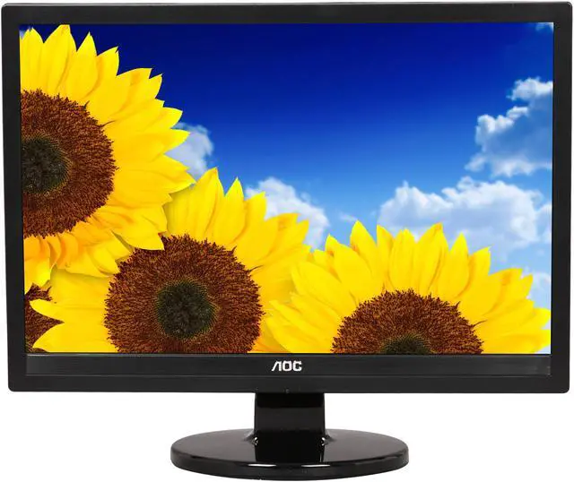 Alt view image 2 of 8 - AOC 19" Active Matrix, TFT LCD WXGA+ LCD Monitor 5 ms D-Sub, DVI-D 919Vwa