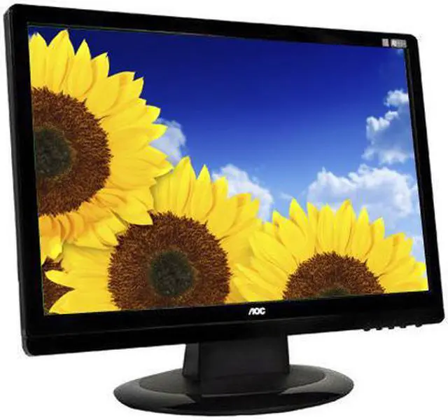 Alt view image 2 of 2 - AOC 20" Active Matrix, TFT LCD WSXGA+ LCD Monitor 5 ms D-Sub 2019sw1