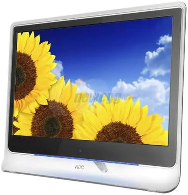 Alt view image 2 of 5 - AOC e2237Fwh White 21.5" 5ms HDMI LED Backlight LCD Monitor Slim Design 250 cd/m2 DC 2,000,000:1 Built-in Speakers