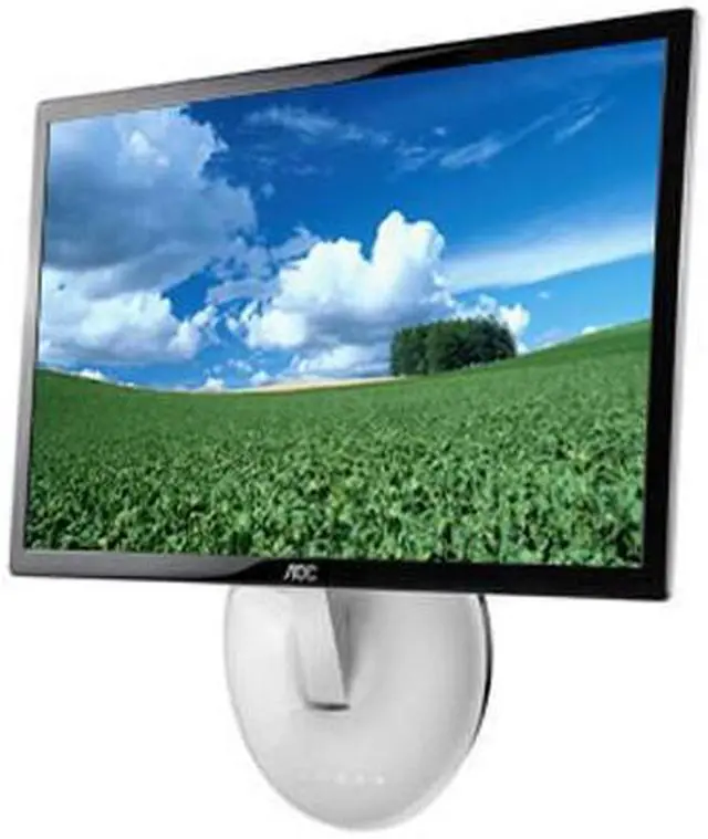Alt view image 3 of 5 - AOC  e2343F  Black & White  23"  5ms  LED BackLight LCD Monitor Slim Design  250 cd/m2 50,000,000:1