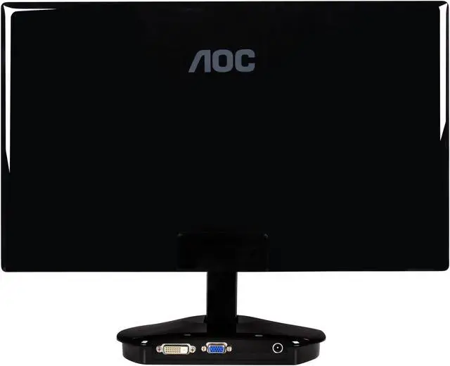 Alt view image 5 of 7 - AOC e2043Fk Black 20" 5ms LED Backlight LCD Monitor Slim Design 250 cd/m2 50,000,000:1