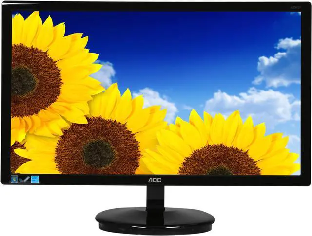 Alt view image 2 of 7 - AOC 23" TN LCD Monitor 5 ms D-Sub, DVI E2343FK E2343FK