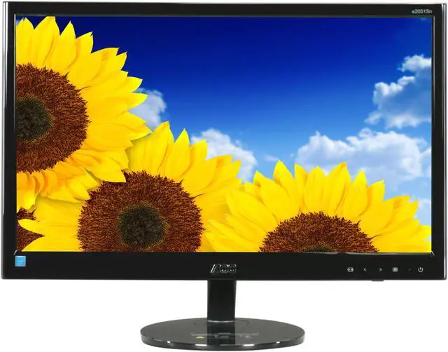 Alt view image 2 of 7 - AOC 20" 60Hz Active Matrix, TFT LCD LCD Monitor 5 ms D-Sub e2051Sn