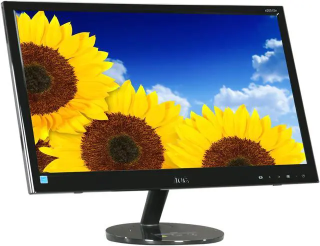 Alt view image 3 of 7 - AOC 20" 60Hz Active Matrix, TFT LCD LCD Monitor 5 ms D-Sub e2051Sn