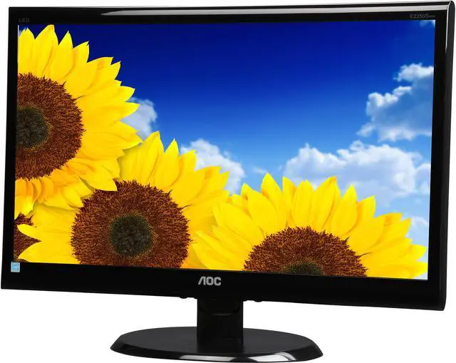 Main image of AOC 22" 60 Hz Active Matrix, TFT LCD LCD Monitor 5 ms D-Sub, DVI-D e2250Swdn