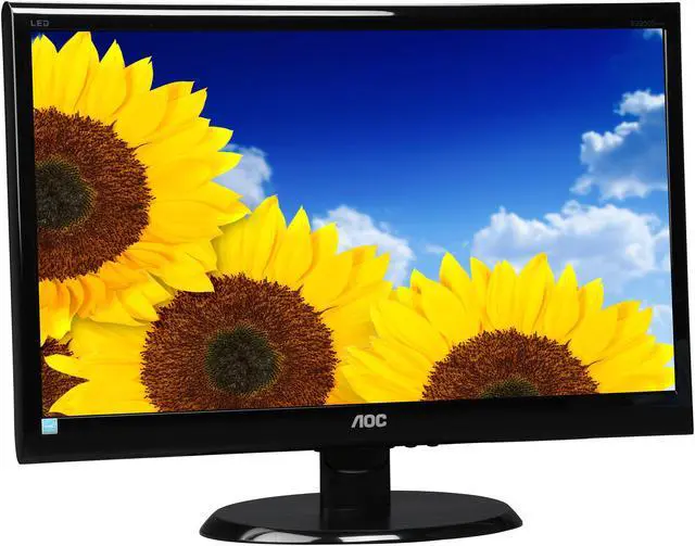 Alt view image 3 of 7 - AOC 22" 60 Hz Active Matrix, TFT LCD LCD Monitor 5 ms D-Sub, DVI-D e2250Swdn