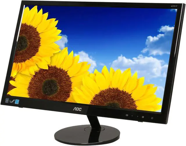 Main image of AOC 23" 60 Hz Active Matrix, TFT LCD LCD Monitor 5 ms D-Sub, DVI-D e2351F