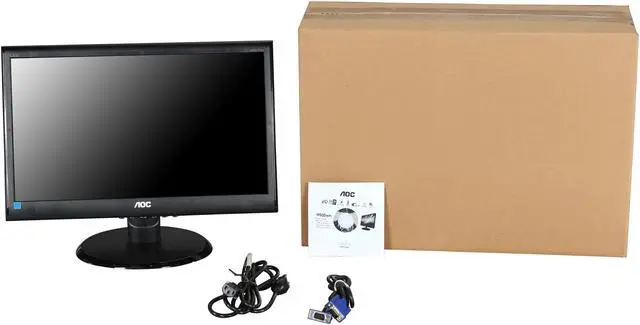 Alt view image 7 of 7 - AOC 18.5" 60Hz TFT LCD LCD Monitor 5 ms D-Sub e950Swn