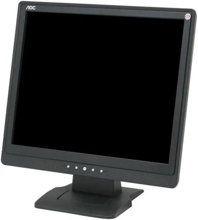 Alt view image 2 of 9 - AOC 19" Active Matrix, TFT LCD SXGA LCD Monitor 8 ms D-Sub LM960