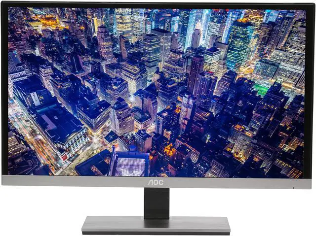 Alt view image 2 of 8 - AOC i2367Fh Black / Silver 23" 5ms IPS Frameless Widescreen LCD/LED Monitor, 250 cd/m2 50,000,000:1, Ultra Narrow Bezel 2mm, Built-in Speakers, D-Sub HDMI