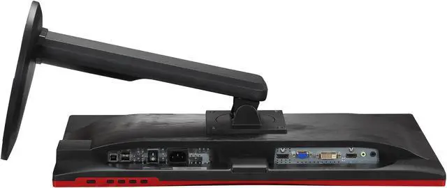 Alt view image 9 of 10 - AOC G2460PQU 24" 1ms Black/Red Extreme Professional 144 Hz Gaming LED Monitor, 1920 x 1080, 80000000:1, 350 cd/m2, 16:9, HDMI, VGA, USB, DVI-D, Display Port, Tilt, Built-in Speaker