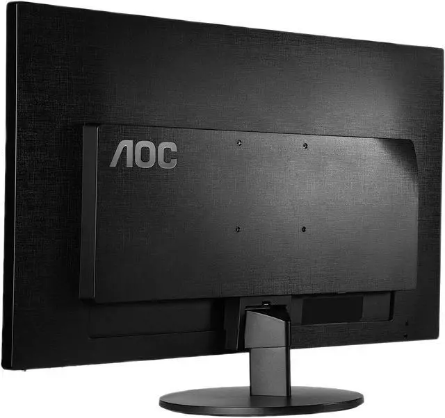 Alt view image 6 of 6 - AOC E2770SHE Black 27" 2ms 60Hz TN 1920 x 1080 Widescreen LCD Monitor, AOC FlickerFree Technology, Eco-Friendly and Low-Power Consumption, VESA Mountable