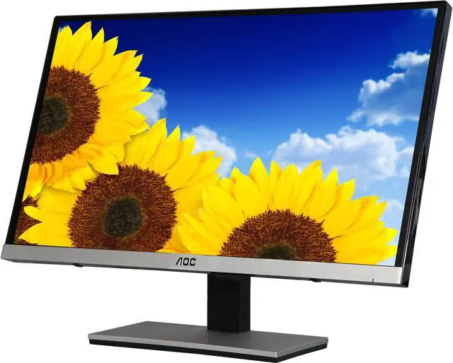 Main image of AOC i2367F-B Black / Silver 23" 5ms Widescreen LED Backlight LCD Monitor, IPS Panel 250 cd/m2 50,000,000:1