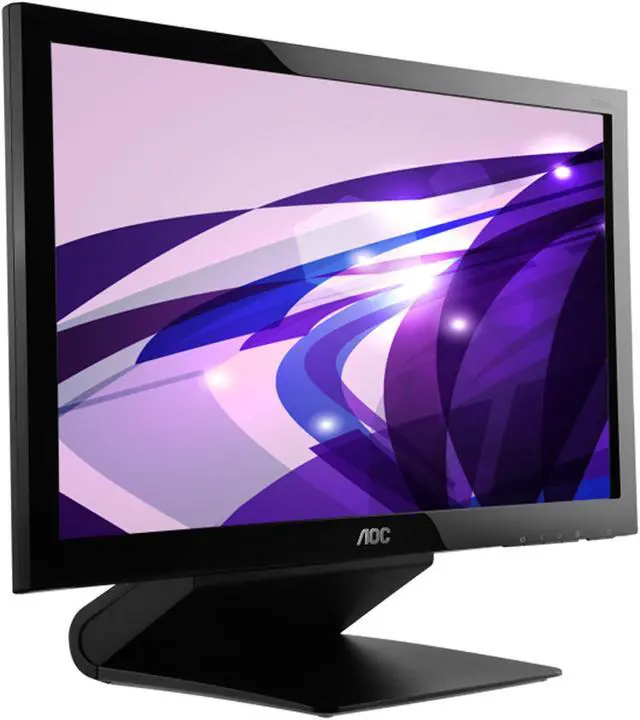 Alt view image 3 of 6 - AOC 24" 60Hz LCD Monitor 5 ms E2462VWH-B