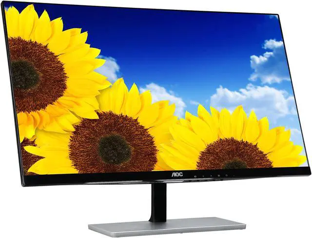 Alt view image 4 of 7 - AOC I2779VH 27" IPS LED Monitor Slim Bezel 5ms 250 cd/m2 HDMI VGA Full HD 1080p Widescreen
