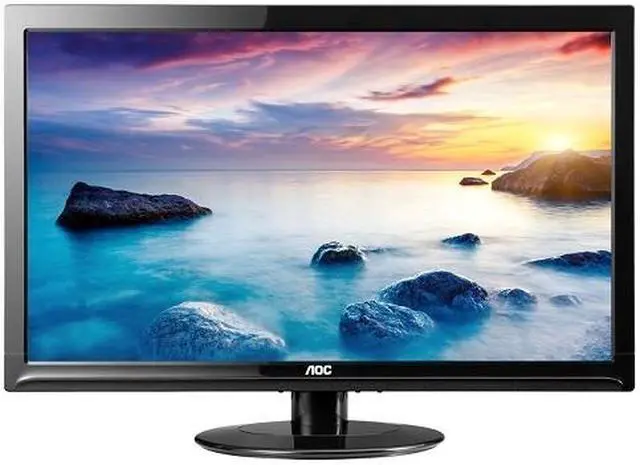 Main image of AOC E2425SWD DVI+VGA 1920x1080 23.6" LED Monitor, Black (Certified Refurbished)
