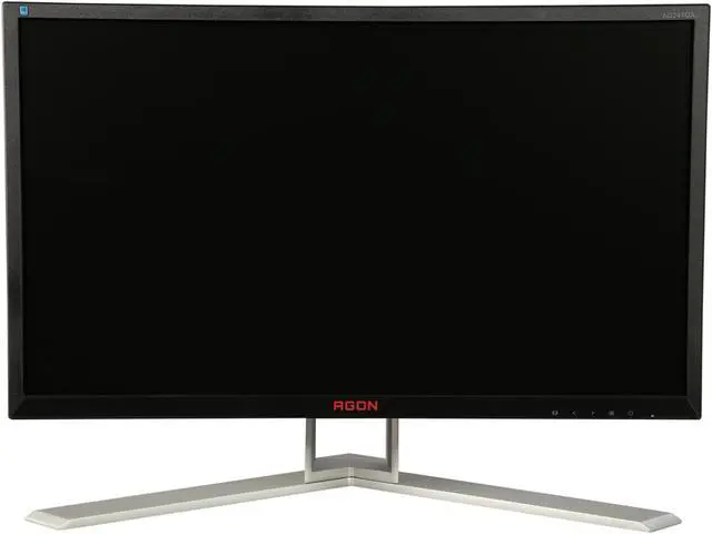Alt view image 8 of 11 - AOC AGON AG241QX 24" Gaming Monitor, QHD 2K 1440P, G-SYNC Compatible + AdaptiveSync, 144Hz, 1ms, Height Adjustable, DisplayPort/HDMI/DVI-D/VGA, USB 3.0 hub, QuickSwitch keypad