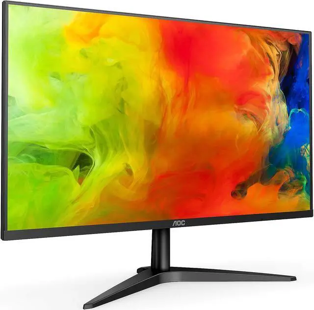 Alt view image 3 of 9 - AOC 27B1H 27" Full HD 1920x1080 monitor, 3-sided frameless, IPS Panel, HDMI/VGA, AOC Flicker-Free, ClearVision, 20M:1 Contrast