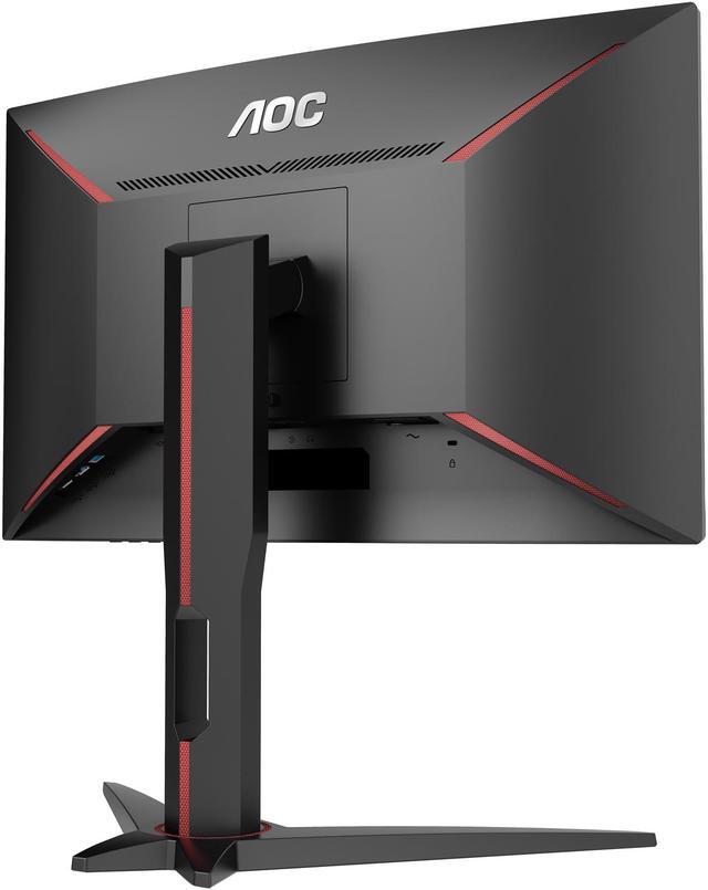 Alt view image 5 of 7 - AOC Gaming C27G1 27" curved gaming monitor, Full HD 1920x1080, 1800R curved VA panel, 1ms (MPRT), AMD FreeSync, 144Hz, 3-sided frameless, Height adjustable, DisplayPort/HDMI/VGA, VESA compatible