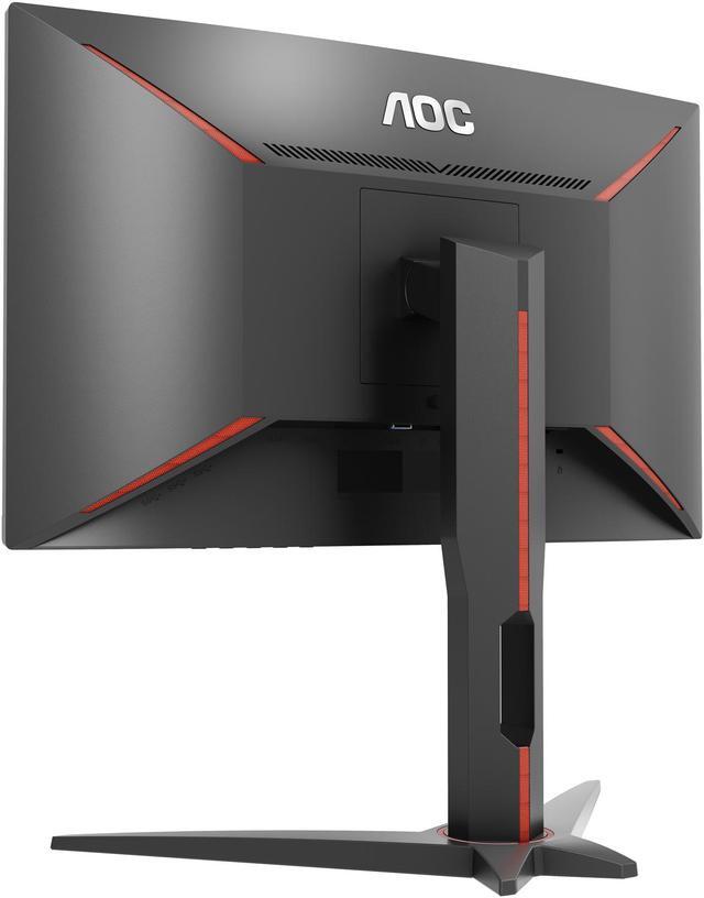 Alt view image 7 of 7 - AOC Gaming C27G1 27" curved gaming monitor, Full HD 1920x1080, 1800R curved VA panel, 1ms (MPRT), AMD FreeSync, 144Hz, 3-sided frameless, Height adjustable, DisplayPort/HDMI/VGA, VESA compatible