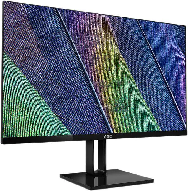 Alt view image 2 of 2 - AOC 22V2H 21.5" Full HD 1920x1080 Ultra-Slim Monitor, Edge-to-Edge Frameless IPS panel, 5ms, 75Hz, AMD FreeSync, FlickerFree, HDMI/VGA