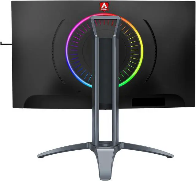Alt view image 2 of 12 - AOC AGON AG273QCX 27" Curved Gaming Monitor, 2K QHD 1440P, VA, FreeSync 2, 144Hz, 1ms, DisplayHDR 400, HA stand, RGB lighting, DisplayPort/HDMI/VGA, USB 3.0 hub, QuickSwitch keypad