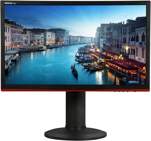 Alt view image 2 of 10 - AOC G2460PF 24" Full HD 1920x1080 144Hz 1ms HDMI VGA DVI DisplayPort AMD FreeSync Built-in Speakers Widescreen Backlit LED Gaming Monitor