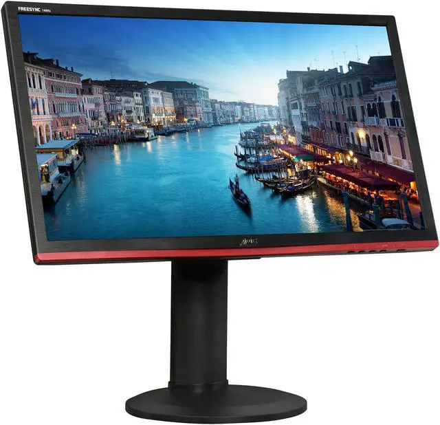 Alt view image 3 of 10 - AOC G2460PF 24" Full HD 1920x1080 144Hz 1ms HDMI VGA DVI DisplayPort AMD FreeSync Built-in Speakers Widescreen Backlit LED Gaming Monitor
