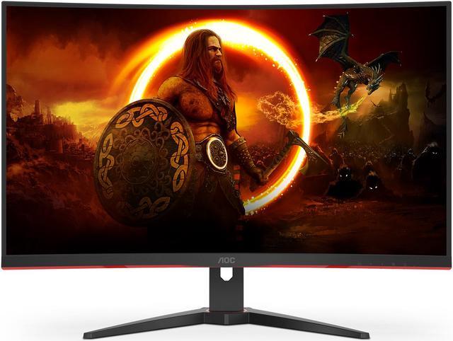 店舗良い240hz 27インチ 0.5ms フルHD AOC VAパネル湾曲 ディスプレイ・モニター本体