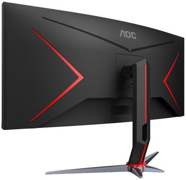 Alt view image 7 of 8 - AOC CQ34G2 34" WFHD 2560 x 1080 75Hz HDMI, DisplayPort, Audio FreeSync (AMD Adaptive Sync) Gaming Monitor