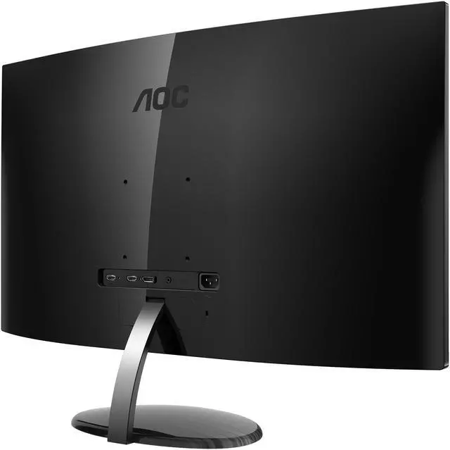 Alt view image 7 of 12 - AOC 32" 60 Hz VA UHD Monitor 4 ms HDMI, DisplayPort, Audio Curved CU32V3