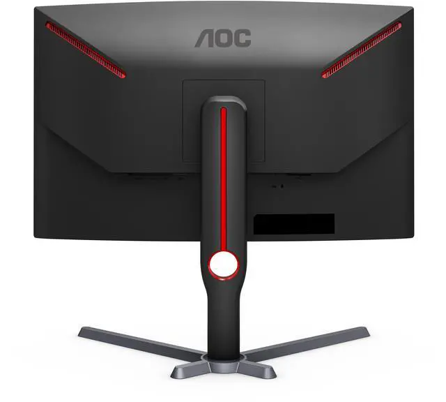 Alt view image 5 of 9 - AOC 27" 165 Hz (DisplayPort 1.2), 144 Hz (HDMI 2.0) VA QHD Gaming Monitor FreeSync Premium (AMD Adaptive Sync) NTSC 97% (CIE1976) / sRGB 118% (CIE1931) / DCI-P3 89% (CIE1976) HDMI, DisplayPort, Audio CQ27G3S