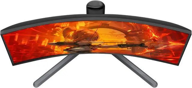 Alt view image 4 of 9 - AOC 27" 165 Hz (DisplayPort 1.2), 144 Hz (HDMI 2.0) VA QHD Gaming Monitor FreeSync Premium (AMD Adaptive Sync) NTSC 97% (CIE1976) / sRGB 118% (CIE1931) / DCI-P3 89% (CIE1976) HDMI, DisplayPort, Audio CQ27G3S