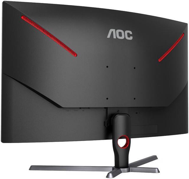 Alt view image 6 of 9 - AOC 31.5" 165 Hz (DisplayPort 1.4), 144 Hz (HDMI 2.0) VA QHD Gaming Monitor FreeSync Premium (AMD Adaptive Sync) NTSC 102% (CIE1976) / sRGB 123% (CIE1931) / DCI-P3 93% (CIE1976) HDMI, DisplayPort, Audio CQ32G3SE