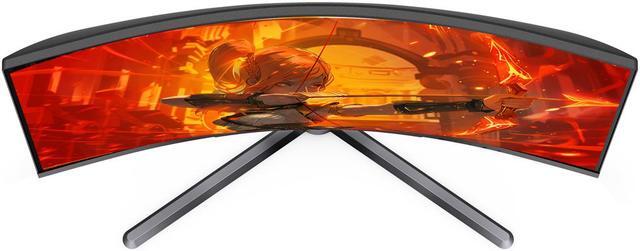Alt view image 7 of 9 - AOC 31.5" 165 Hz (DisplayPort 1.4), 144 Hz (HDMI 2.0) VA QHD Gaming Monitor FreeSync Premium (AMD Adaptive Sync) NTSC 102% (CIE1976) / sRGB 123% (CIE1931) / DCI-P3 93% (CIE1976) HDMI, DisplayPort, Audio CQ32G3SE