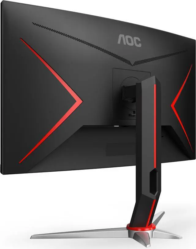 Alt view image 7 of 10 - AOC C32G2 32" Curved Frameless Gaming Monitor FHD, 1500R Curved VA, 1ms, 165Hz, FreeSync, Height adjustable, 3-Year Zero Dead Pixel Policy, Black
