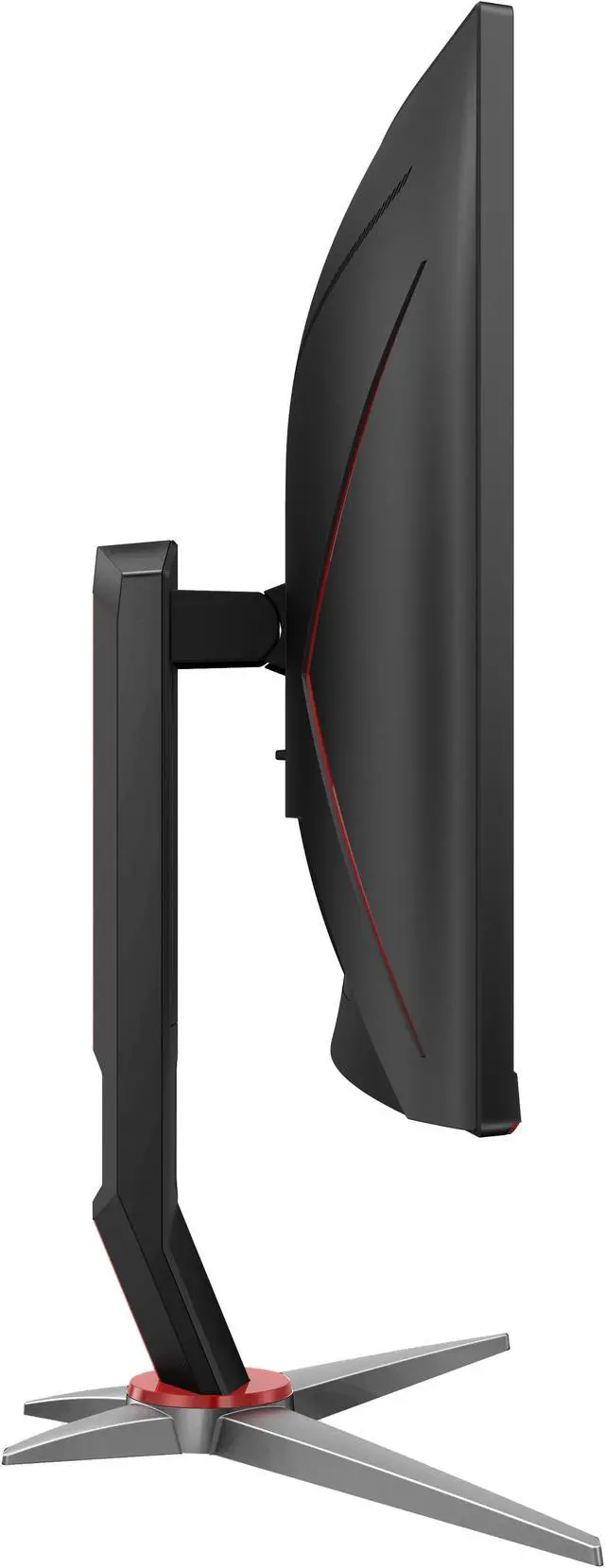Alt view image 10 of 10 - AOC C32G2 32" Curved Frameless Gaming Monitor FHD, 1500R Curved VA, 1ms, 165Hz, FreeSync, Height adjustable, 3-Year Zero Dead Pixel Policy, Black