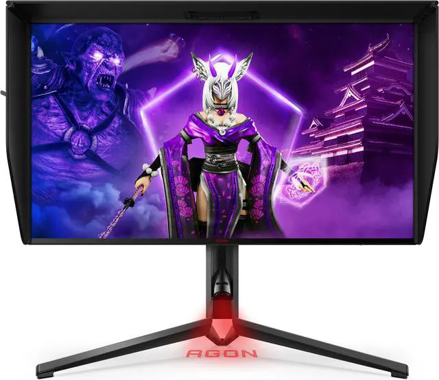 Alt view image 2 of 17 - AOC Agon PRO AG274QZM 27” Tournament Gaming Monitor, QHD 2560x1440, 240Hz 1ms, G-SYNC Compatible, DisplayHDR 1000, Mini-LED Backlight, Height Adjustable, Black
