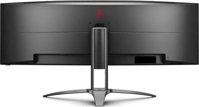 Alt view image 3 of 9 - AOC Agon AG493UCX2 Super Wide Curved Gaming Monitor, Dual QHD 5120x1440, 165Hz 1ms, FreeSync Premium, Display HDR 400, USB-C Docking & KVM, Height-Adjustable, Black