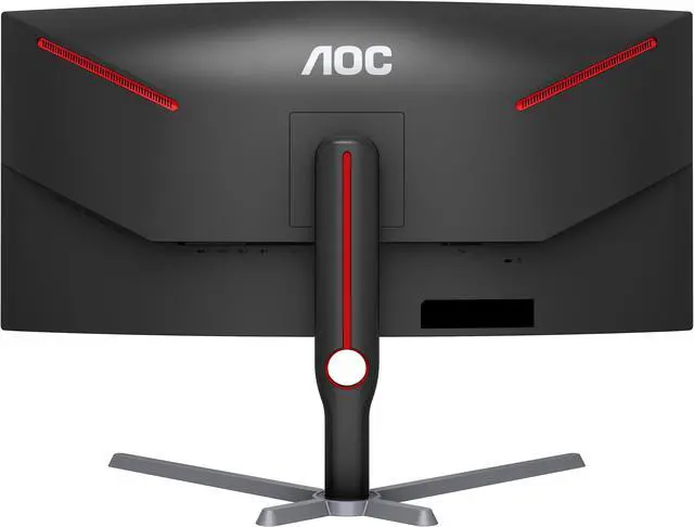 Alt view image 5 of 9 - AOC CU34G3S 34" Frameless Curved Ultrawide Gaming Monitor, WQHD 3440 x1440, 165Hz 1ms, FreeSync Premium, Height Adjustable, 3-Year Zero-Bright-dot, Black