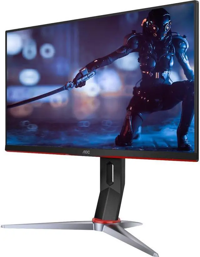 Alt view image 4 of 7 - AOC 27" IPS FHD Gaming Monitors - FreeSync Premium - 1920 x 1080  - 240 Hz- IPS Panel - 400 Nit - Black/Red (27G2Z)